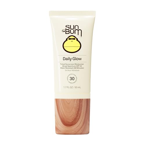 Sun Bum SPF 30 Daily Glow Tinted Face Sunscreen Lotion- Travel - Product Imagery
