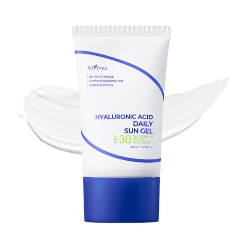 ISNTREE Hyaluronic Acid Daily Sun Gel SPF 30 - Korean Face Sunscreen with Hyaluronic - IsNtree Official Product View 1