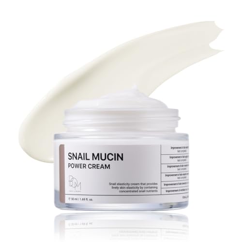 BOM Snail Mucin Power Cream 1 69 fl oz - BOM Official Imagery - 1