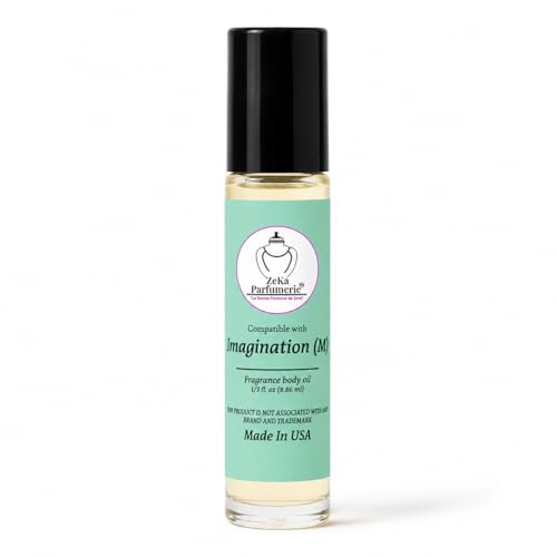 Imagination (M) Fresh Citrus & Woody Amber Fragrance Body Oil - Product Imagery