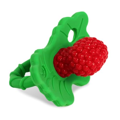 RaZbaby RaZberry Silicone Baby Teether Toy - Berrybumps Soothe - Product Imagery