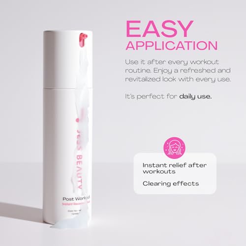 JESS BEAUTY | Post-Workout Gel Moisturizer | Deep Hydration Face - Product Imagery
