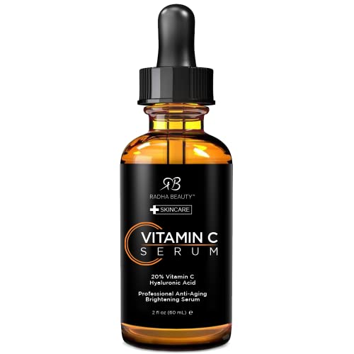 Radha Beauty Natural Vitamin C Serum , Vitamin C, Vitamin E, Hyaluronic Acid - Radha Beauty Official Product View 1