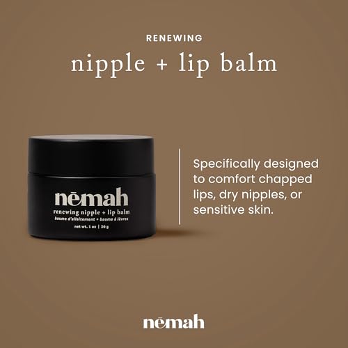 Nemah Nipple Cream, 2 In 1 Nursing Balm And Lip Balm, Non - Product Imagery