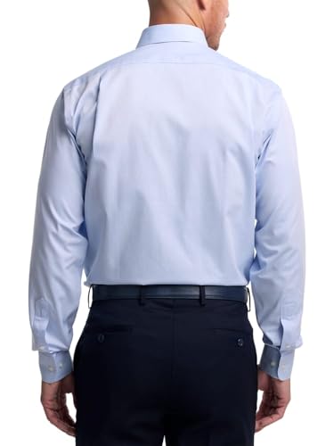 Paul Fredrick Men's Non-Iron Pinpoint Spread Collar Button Cuffs - Product Imagery