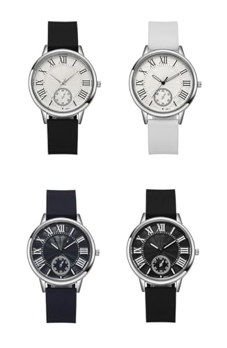 Fashion Men and Women Watches Roman Numeral Analog Quartz - Product Imagery