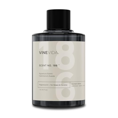 VINEVIDA [16 oz] Cashmere & Suede; Fragrance Oil for Candle - Product Imagery