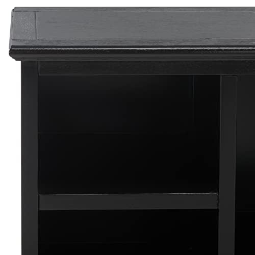 SAFAVIEH Furniture - Maralah 5-Shelf Storage Unit - Black - - Product Imagery