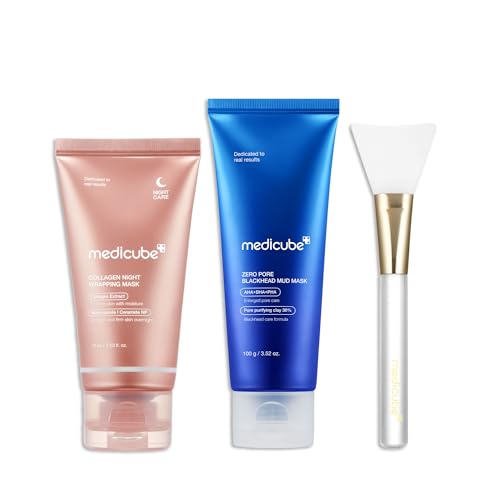 medicube Korean Viral Mask Duo - Collagen Wrapping Mask, Zero - Product Imagery