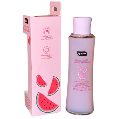 Glow Up Toner with Watermelon Extract and Hyaluronic Acid 4 oz - Product Imagery