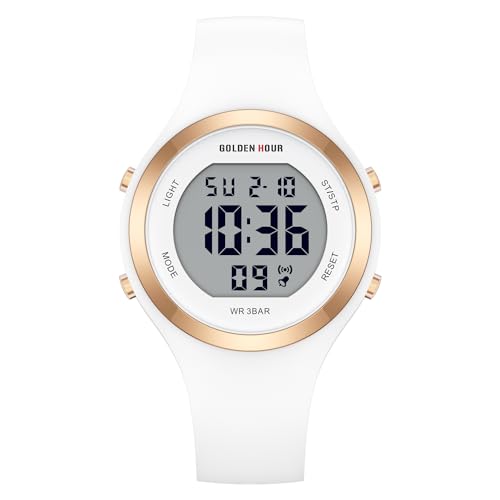 GOLDEN HOUR Waterproof Sport Women's Digital Chronograph - Product Imagery