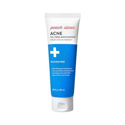 Peach Slices Oil-Free Moisturizer with 2% Salicylic Acid & - Product Imagery