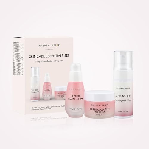 Natural Amor Skincare Set (3 Products) – Triple Collagen Cream - Product Imagery