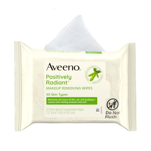 Aveeno Calm + Restore Unscented Makeup Remover Wipes, - Product Imagery