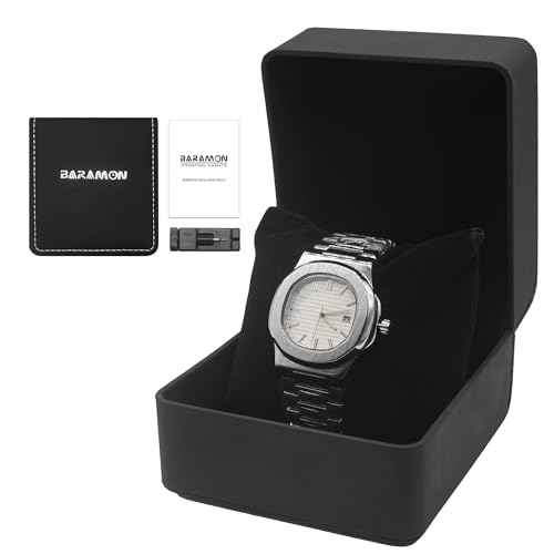 BARAMON Nautilus Quartz Watch for Men, Casual Business Style - Product Imagery