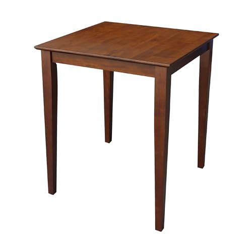 International Concepts Shaker Leg Table, Espresso - Product Imagery