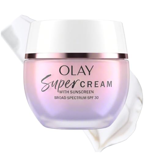 Olay Super Cream with Sunscreen SPF 30, Lightweight Face - Product Imagery