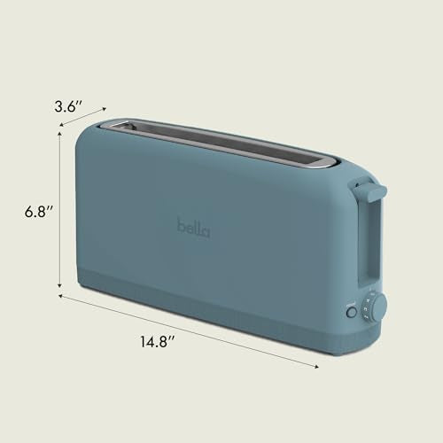 bella Fits-Anywhere™ 2-Slice Slim Toaster, Long Slot & Extra - Product Imagery