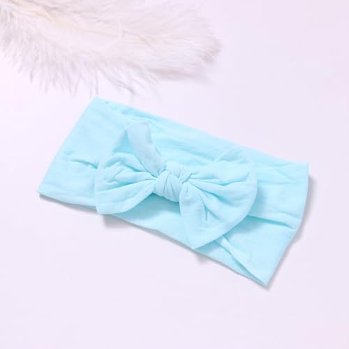 20-Pack Baby Headbands, 4.5" Soft Nylon Stretchy Hair Bows - Product Imagery