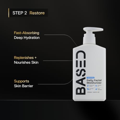 BASED Daily Skincare Duo | Purifying Face Wash + Restoring - Product Imagery