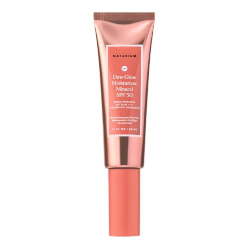 Naturium Dew Glow Moisturizer Mineral SPF 50 Face Sunscreen - Naturium Official Imagery - 1