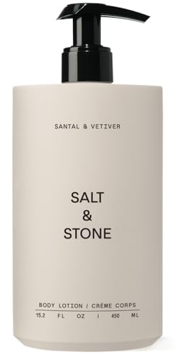 Salt Stone Body Lotion for Women Men Vegan Santal Vetiver 15 - Salt & Stone Official Imagery - 1
