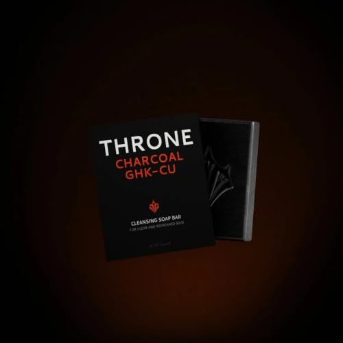 GHK-Cu Charcoal Cleansing Bar | Hyaluronic & Ascorbic Acid - Product Imagery