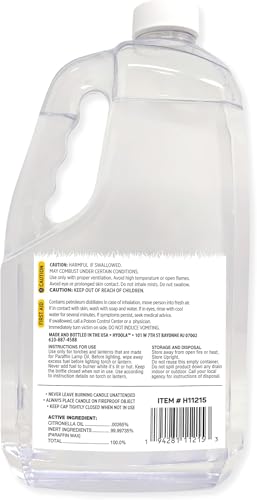 Hyoola Paraffin Citronella Lamp Oil, 1 Gallon - Product Imagery
