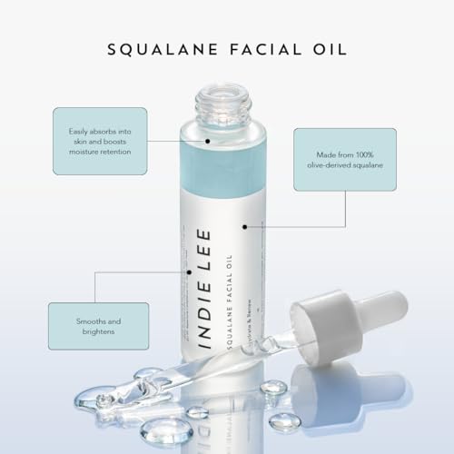 Indie Lee 100% Squalane Oil - Daily Face Oil & Hydrating - Product Imagery