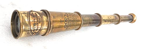 Vintage Spyglass Telescope Engraved Psalm 32:8 - Find Best - Product Imagery