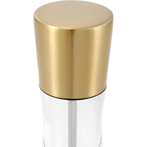 Cole & Mason Derwent Salt Grinder, 7.5" Salt Mill, Matte Gold - Product Imagery