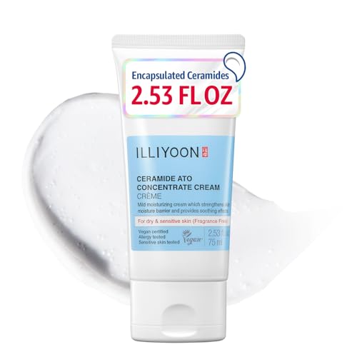 Illiyoon Ceramide Ato Concentrate Cream | Moisturizer for Dry & - Product Imagery