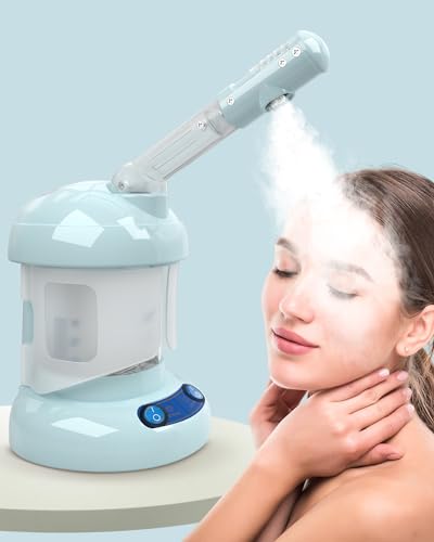 Facial Steamer -Nano Ionic Face Steamer for Deep Cleaning - Product Imagery