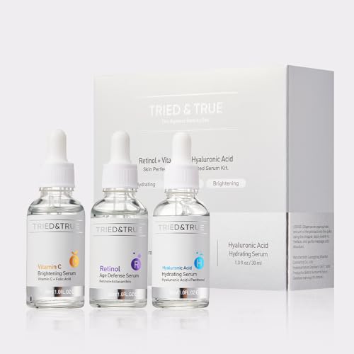 The Ageless Beauty Kit- Retinol Serum, Vitamin C Serum, and - Product Imagery