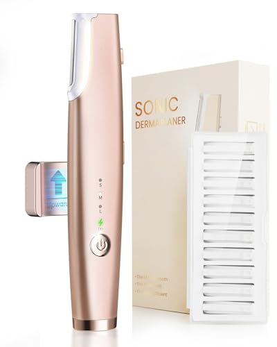 Sonic Dermaplane Razor for Women Face LED Rechargeable - PAPMINI Official Imagery - 1