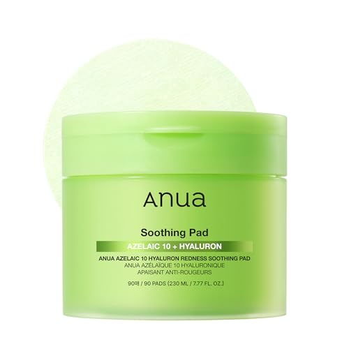 Anua Azelaic Acid 10 Hyaluronic Acid Soothing Toner Pads, 90 Pads - Product Imagery