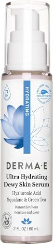 DERMA E Ultra Hydrating Dewy Skin Serum For Face 2 Fl Oz - Derma E Official Imagery - 1