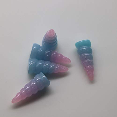 Toyvian Resin Unicorn Horn Spiral Toys Party Favor Decoration 10 - Product Imagery