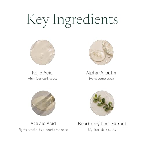 Barefaced Brightening Serum Dark Spot Corrector | Kojic Acid, - Product Imagery