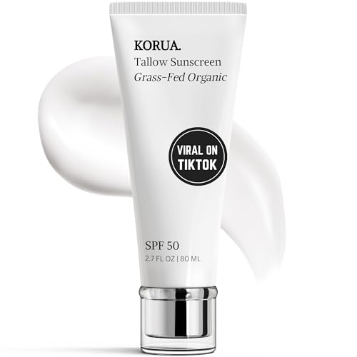 Korua Grass Fed Tallow Sunscreen 80ML with Non Nano Zinc Oxide 25% - View 1