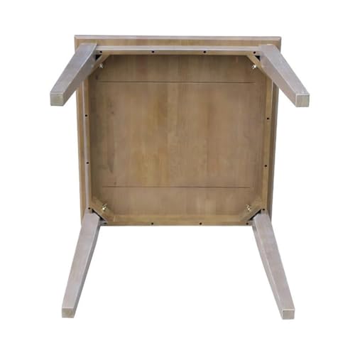 International Concepts Solid Wood Top Table - Dining Height, - Product Imagery