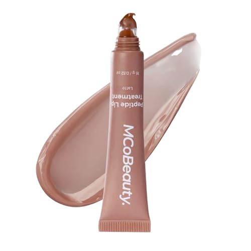 MCoBeauty Peptide Lip Treatment - Latte Plumping Lip Gloss Balm - MCoBeauty Official Product View 1
