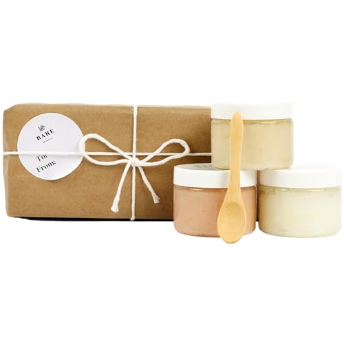 Bare Botanics 3 Piece Sea Salt Body Scrub Gift Set Natural - BARE BOTANICS Official Imagery - 1