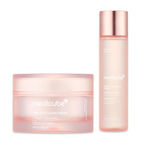 medicube Triple Collagen Prep & Glow Duo - Triple Collagen Cream and Toner - medicube Official Product View 1