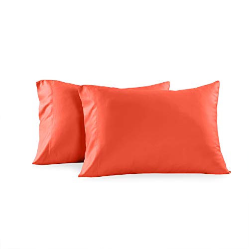 Royal Hotel Twin XL Sheets Set, 600 Thread Count Cotton, Coral - Product Imagery