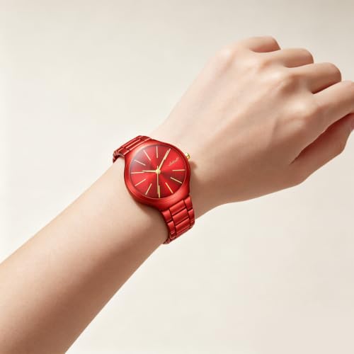 Letoff Women's Watch Interchangeable Metal Strap (No Tools - Product Imagery
