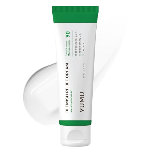 YUMU Cica Exosome Zinc Blemish Relief Cream, Face Moisturizer for Sensitive, - YUMU Official Product View 1