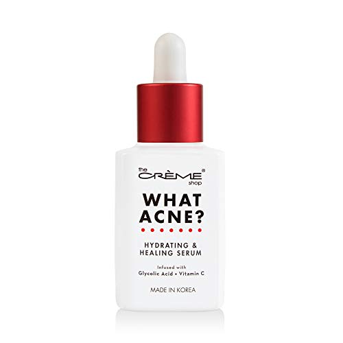 The Crème Shop Korean Skin Care | What Acne? - Hydrating & Healing Vitamin C Serum for Acne Treatment, Dull Skin, irritation, Restoring, Calming, Pore Tightening - The Crème Shop Official Product View 1