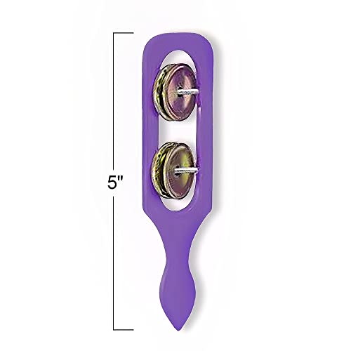 ArtCreativity Cymbals Tambourine for Kids, Pack of 12 Handheld - Product Imagery