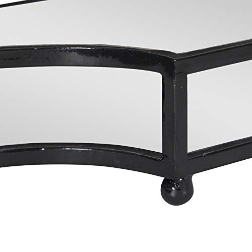 Kate and Laurel Ciel Metal Mirrored Ornate Scalloped Decorative - Product Imagery